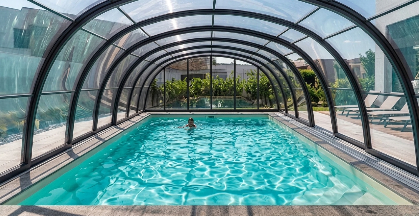 Retractable Pool Enclosure